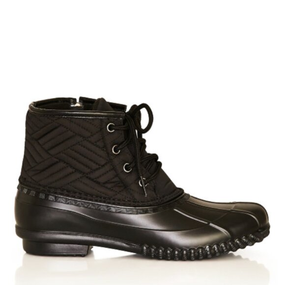 Size 9 WIDE - CLOUDWALKERS - Mona Quilted Weather Boot Black NEW - Picture 4 of 5